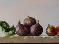 Fichi neri - olio su tavola - cm 20,5x40 - © Gianluca Corona