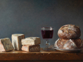 Omaggio a Melendez - 2024 - olio su tavola - cm 40x70 © Gianluca Corona