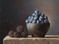 Berries - 2024 - olio su tavola cm 25x25 © Gianluca Corona