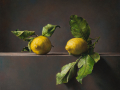 Composizione con Limoni Naturali - 2019 olio su tela cm 60x70 © Gianluca Corona