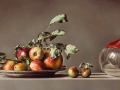 Le mele di Miranda - 2014 olio su tavola cm 80x35 © Gianluca Corona
