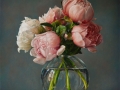 Peonies Bouquet - 2021 olio su tela cm 50x40 © Gianluca Corona