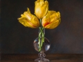 Tulipani Olandesi - 2018 olio su tavola cm 50x50 © Gianluca Corona